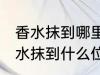 香水抹到哪里最好最能散发出香味 香水抹到什么位置最好最能散发出香味